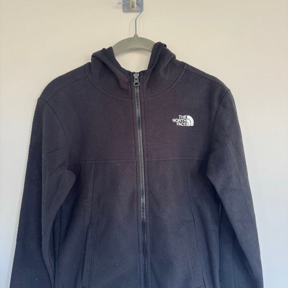 The North Face Glacier Zip Down Fleece in Black - Picture 3 of 6
